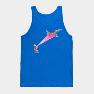 Alien vs Pterodactyl Tank Top